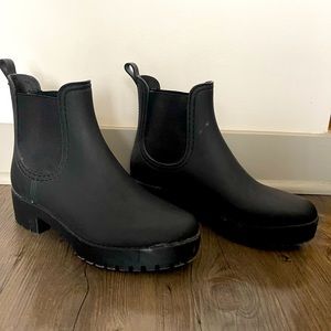 Jeffrey Campbell waterproof Chelsea boots